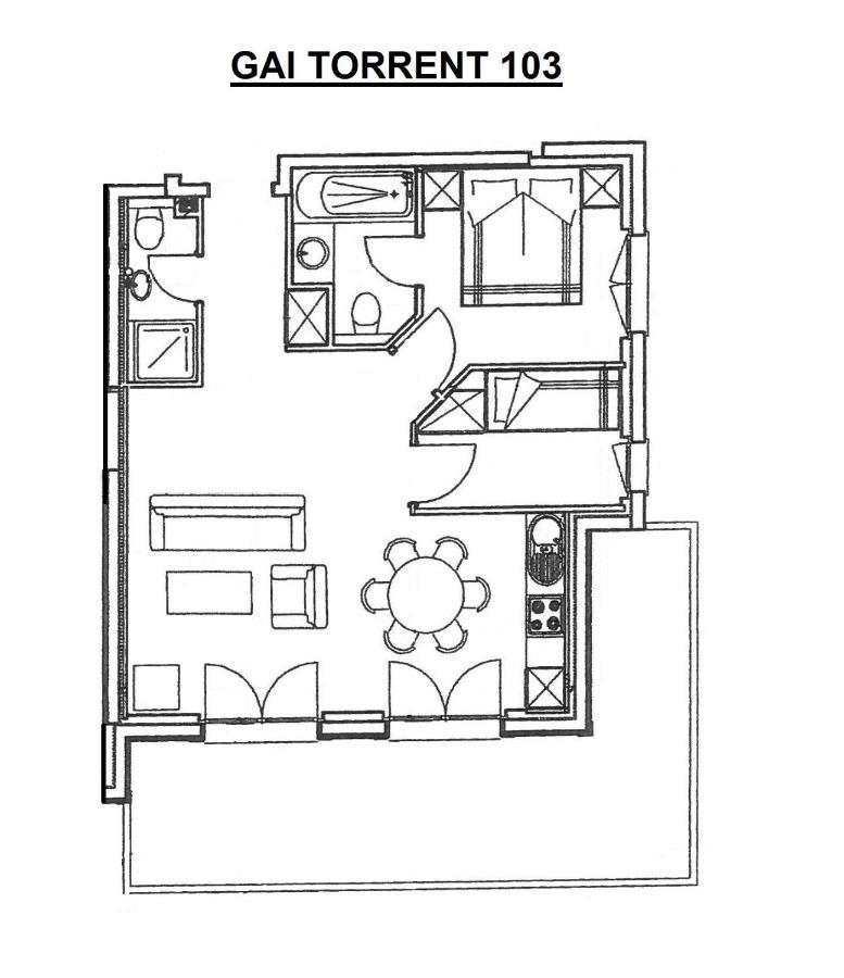 Apartamento Gai Torrent 103 Bagnes Exterior foto